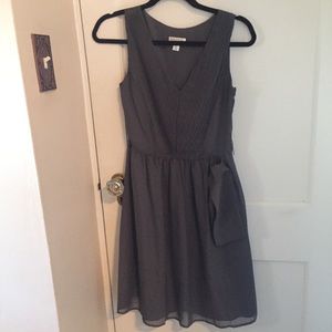 Gray cocktail dress
